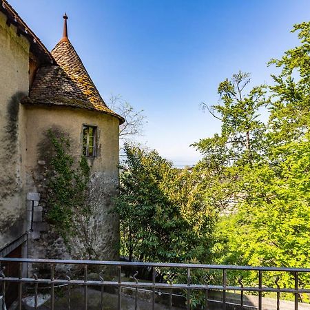 A castle spirit apartment in Château du Châtelard Clarens Extérieur photo